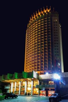 Hotel Front - Evening or Night